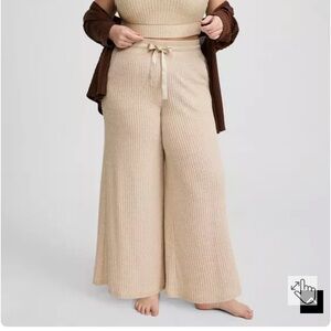 Torrid Super Soft Plush Waffle Wide-Leg Lounge Pant